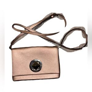 Kate Spade Newbury Lane Saffiano leather rose gold crossbody